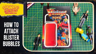 Best Way to Attach Blister Bubbles to Custom and Vintage Action Figure Card Backs