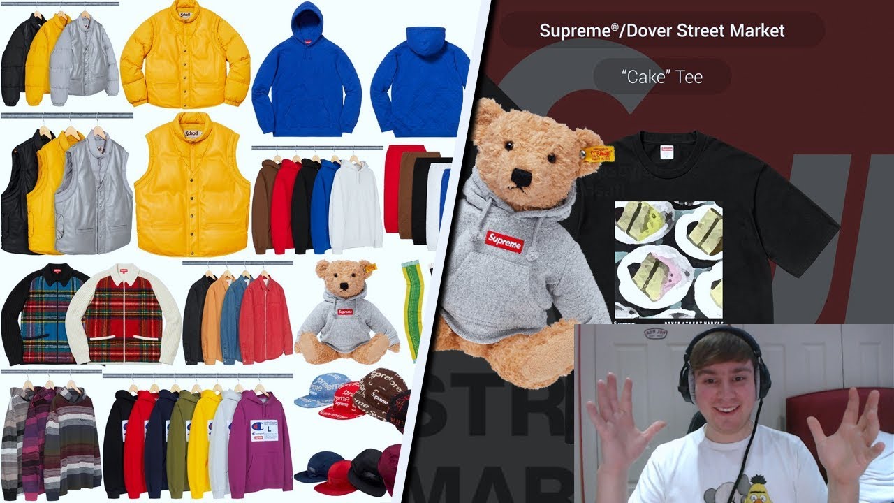 Supreme FW18 Week 18 - Full Droplist & Thoughts