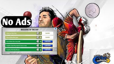 Wcc3 Ads Problem Solved || How to double Platinum Coins in Wcc3🔥🔥🔥