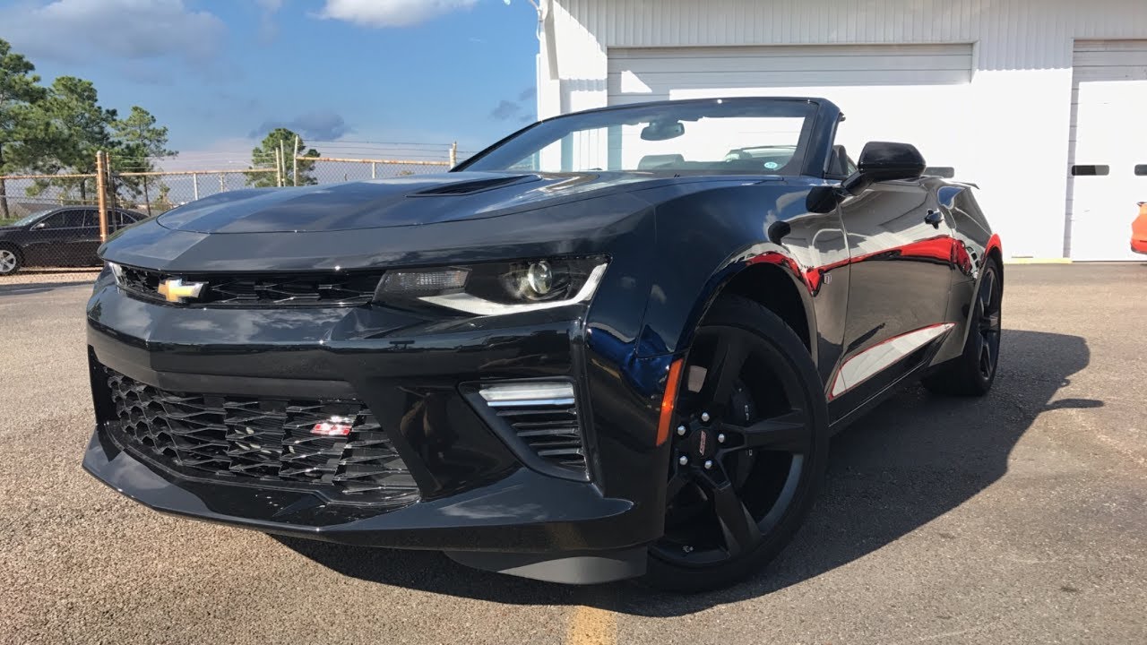 2018 Chevrolet Camaro Ss Convertible All Black Review