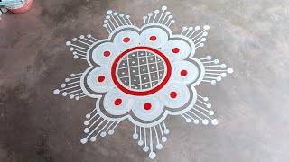 Unique Round Alpona Design For Laxmi Puja Simple Round Alpana Design For Laxmi Puja Rani Art