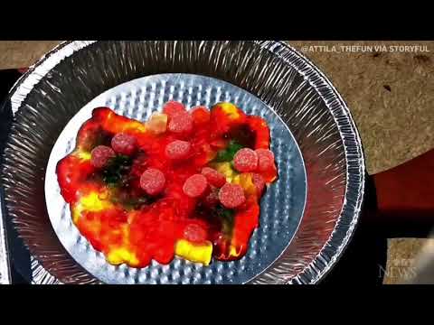 Timelapse shows gummy bears melting in sweltering Canadian heatwave