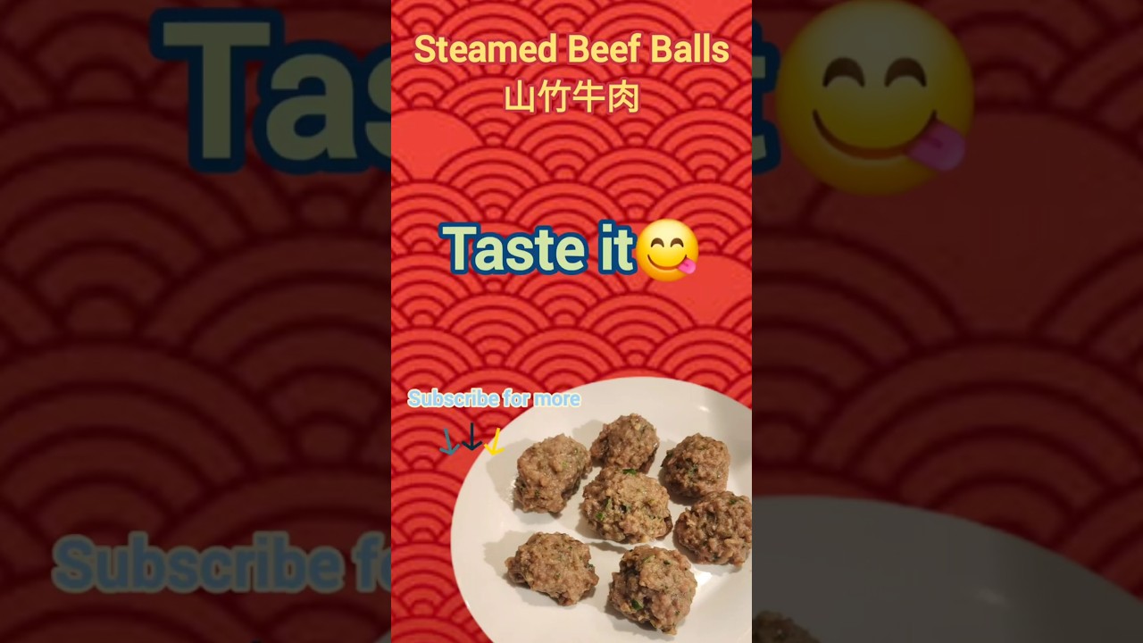 Steamed meat ball today 