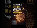 Adobe Photoshop Tips -How to create design like this in 30 sec. #Design #illustratortips