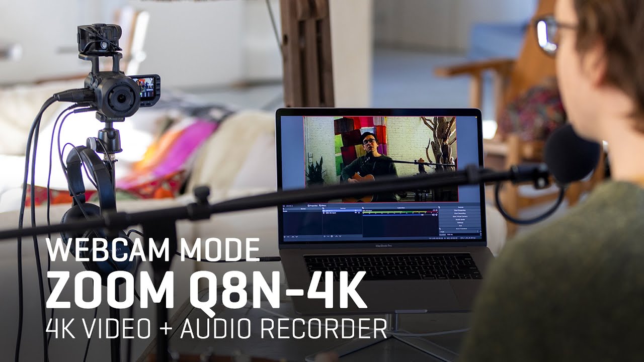 Zoom Q8n-4K: Webcam Mode