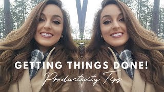 Getting Things Done! 5 Productivity Tips to Try Today.
