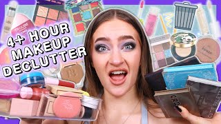 4+ Hour Mega Makeup Declutter!! (full collection mastercut)