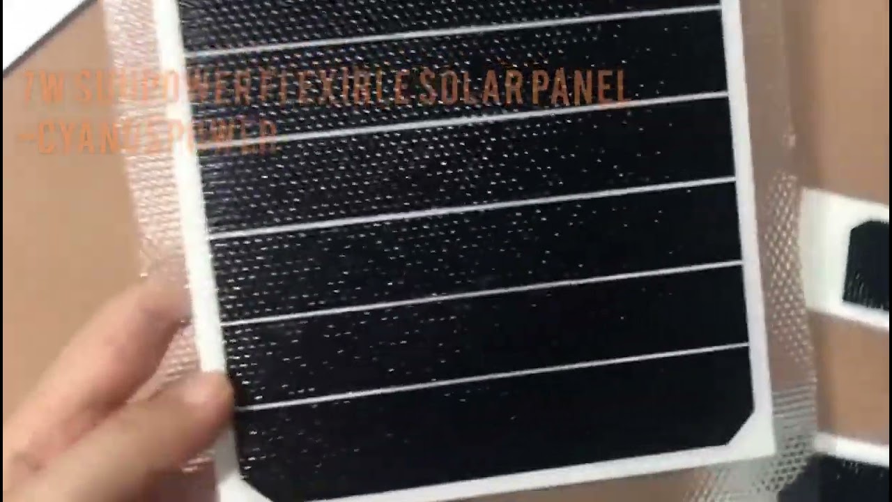 ETFE Flexible solar panel 7w Cyanospower