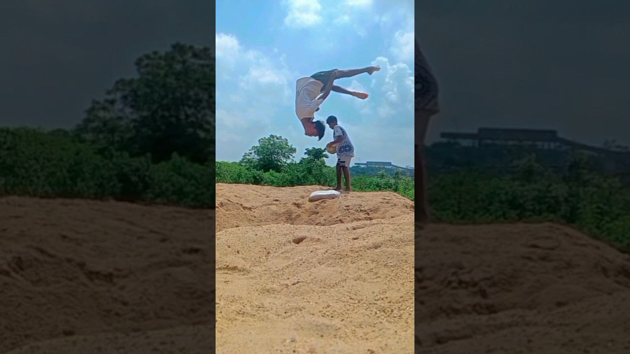 gainer flip stunt video 🔥||