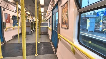 On Board an IE 8500 Class Dart Train From Sandycove to Dun Laoghaire in Dublin