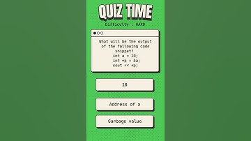 C++ Hard Quiz challenge on Pointers | Guess the correct answer | ProgramUiz #C++  #programming #quiz