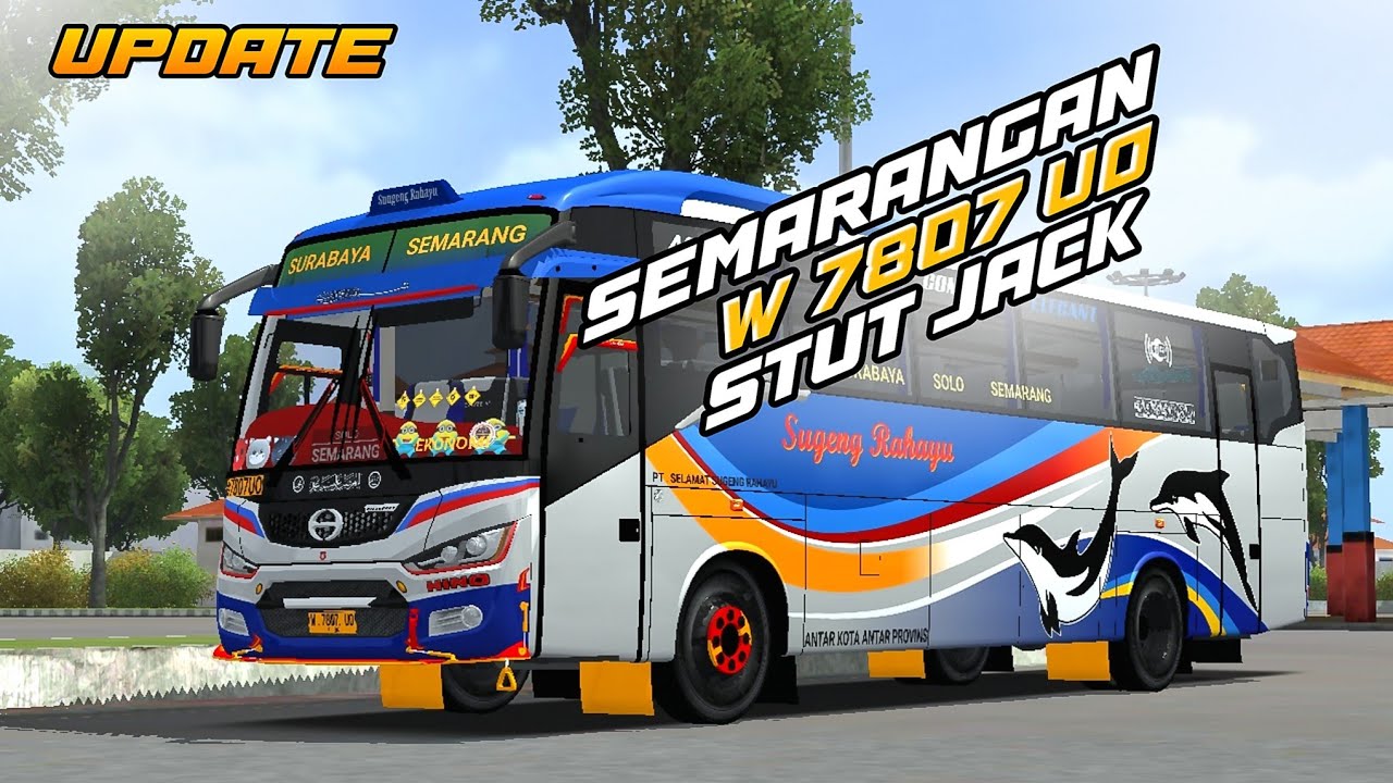 FREE MBOIS❗️LIVERY SUGENG RAHAYU W 7807 UO UPDATE!! | BUS SIMULATOR INDONESIA
