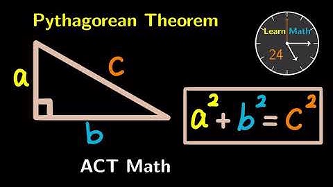 ACT Math - Pythagorean Theorem - Word Problem