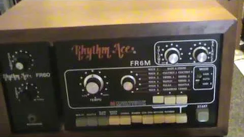 Multivox fr6m drum machine with FR60 attachment