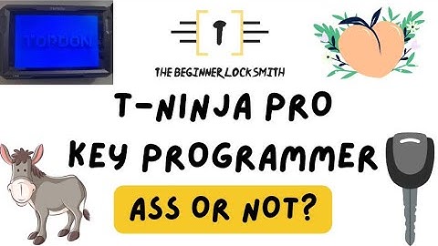 T-Ninja Pro Key Programmer!!! Ass or Not?