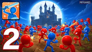 Big Battle 3D - Gameplay Walkthrough Part 2 - Build Conquer Army Android, Ios