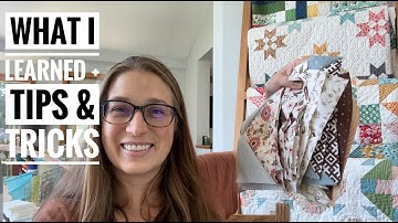 What I learned making 4 at a time Flying Geese +: Tips & Tricks: I found the best method for me