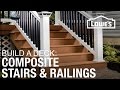 How To Build a Deck | Composite Stairs & Railings (4 of 5)