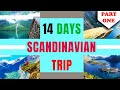 Vido du guide de voyage scandinave de 14 jours danemark sude norvge finlande doivent visiter les lieux  partie 1
