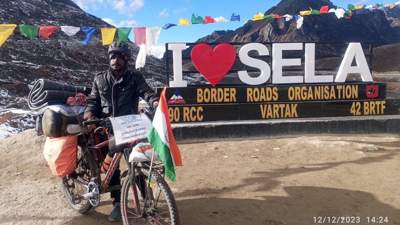 Sela Pass// Solo cycle journey