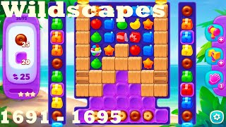 Wildscapes Level 1691 - 1695 HD Walkthrough | 3 - match game | gameplay | android | ios | pc | app