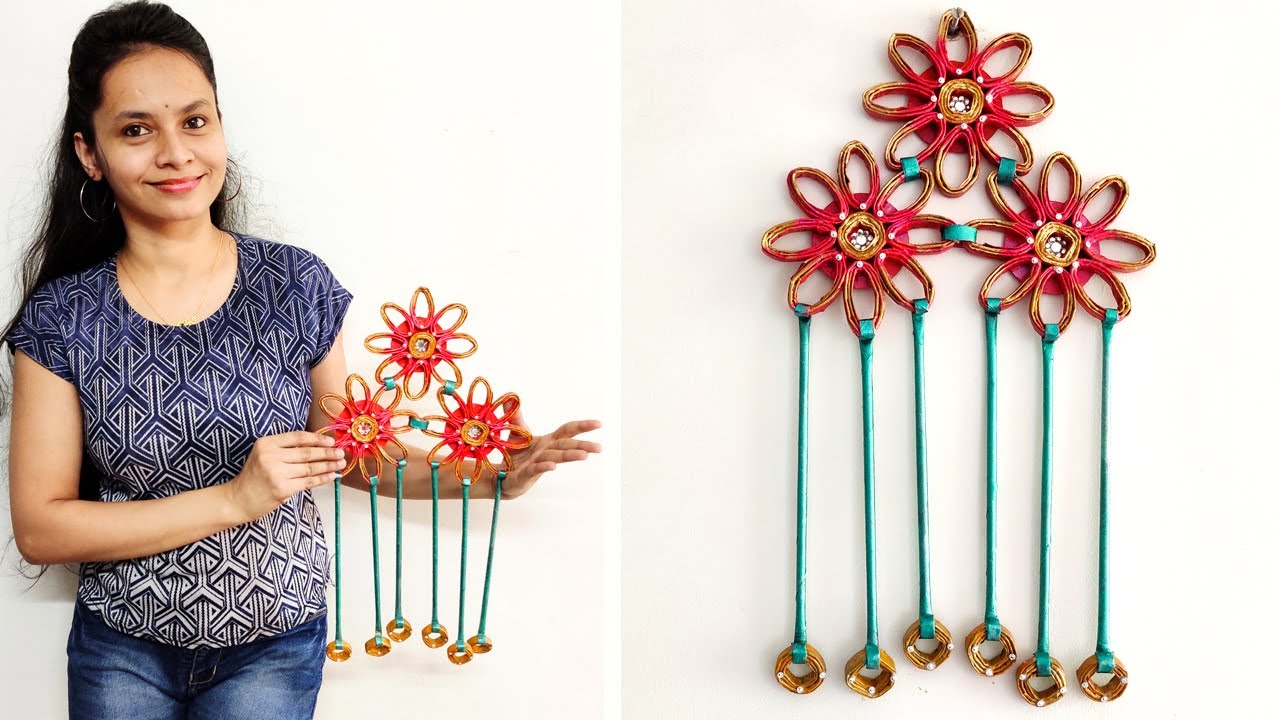 Newspaper Wall Hanging Ideas Newspaper Craft Easy Home Decor Ideas