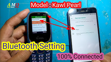 Kawl Pearl Bluetooth setting Keypad Phone Bluetooth Setting China Mobile Bluetooth Setting