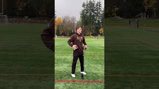 QB 2 Ball Drill #football #quarterback #qbmotion QB 2 Ball Drill #football #quarterback #qbmotion