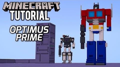 MINECRAFT : How To Build G1 Optimus Prime