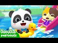 Cinco Bebezinhos Pulando na Piscina! | Historinhas e Músicas Infantis | BabyBus Português