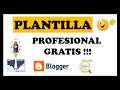 🔴 Mejor PLANTILLA para BLOGGER 2020 🥇 [SEO - RESPONSIVE] GRATIS ✔️