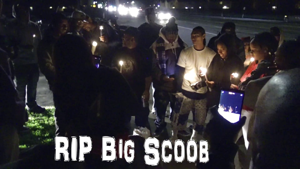 RIP Big Scoob | Candlelight Vigil - YouTube
