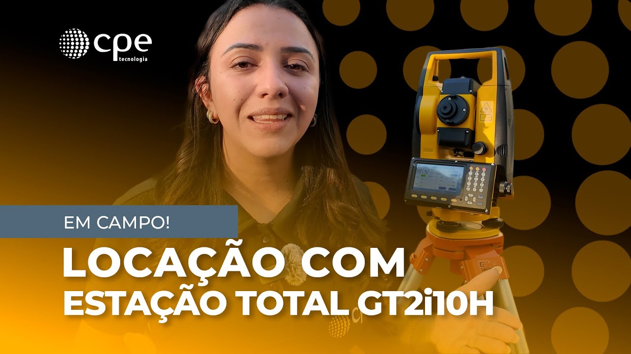 Como utilizar a função "Locação" da sua Estação Total GT2i10H