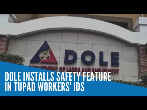 DOLE installs safety feature in TUPAD workers’ IDs