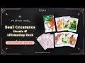 Soul Creatures Oracle Deck Flip Through: Mythical Wisdom & Affirmations