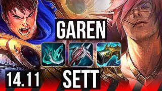 GAREN vs SETT (TOP) | 42k DMG, 1100+ games, 11/4/10 | NA Master | 14.11