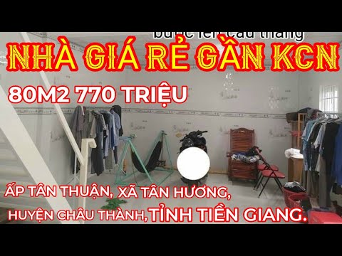 Video TẬP 141: BÁN NHÀ GIÁ RẺ GẦN KCN TÂN HƯƠNG. GIÁ 770TR. - youtube