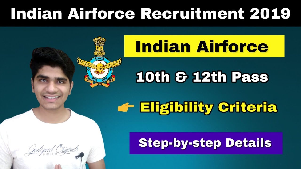 Indian Airforce Airman Recruitment 2019 | Age Limit | Education Qualification | Apply Online