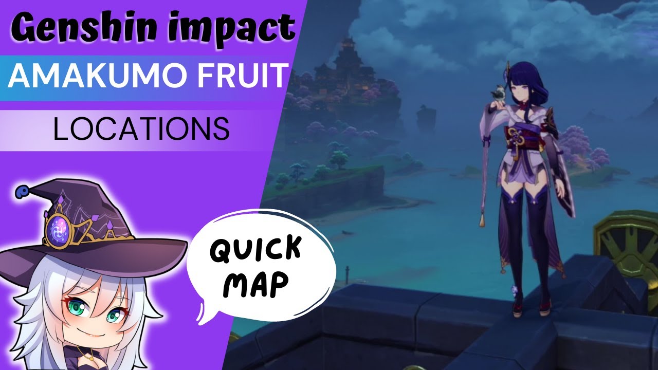 Genshin Impact - Amakumo Fruit Simple Map
