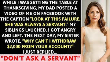 While I Was Setting The Table At Thanksgiving, My Dad Recorded A Video Of Me And Posted It On...