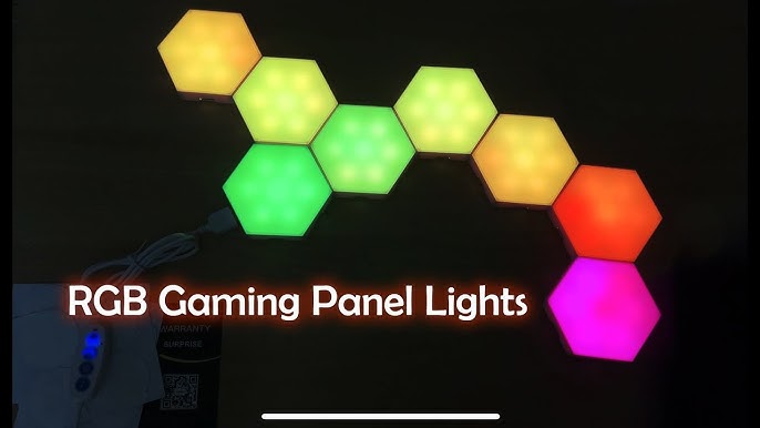 8 Pack Hexagon Light Panels - Smart Rgb Hexagon Led Lights Wall