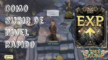 [Tree of Savior] Como subir de nivel rápido? Junte XP Card