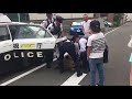 Tokyo Police Officers Struggle to ‘Arrest’ Runaway Giant Tortoise
