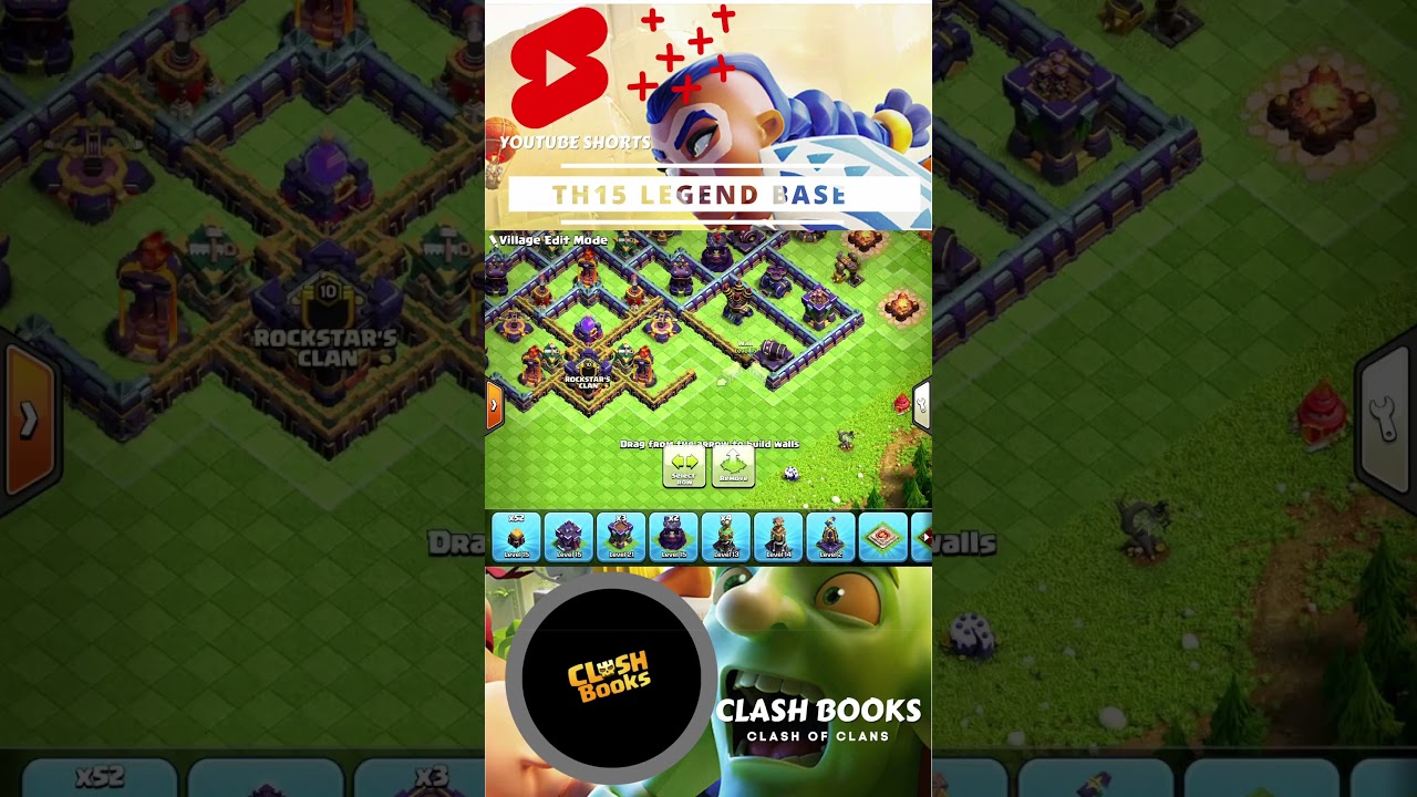 New Th15 Legend Base With Link | Clash of clans | 
