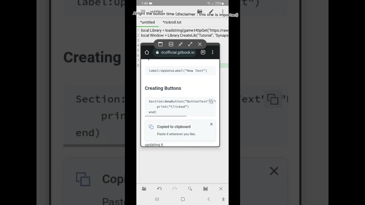 how to make your own script hub