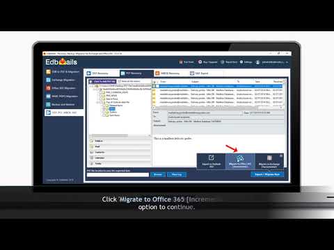 EdbMails - Office 365 login for PST to Office 365 migration