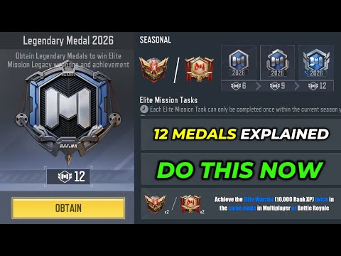How to Get 12 Legendary Medals in Elite Mission 2026 [Legacy Weapon]