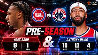 Combo - Alex Sarr & Anthony Davis vs Pistons - 2026-27 Preseason