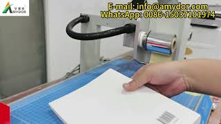 Gold Foil Book Cover Printing Machine, How to Foil a Hardcover Book? Digital  Foil Printer AMD3025
