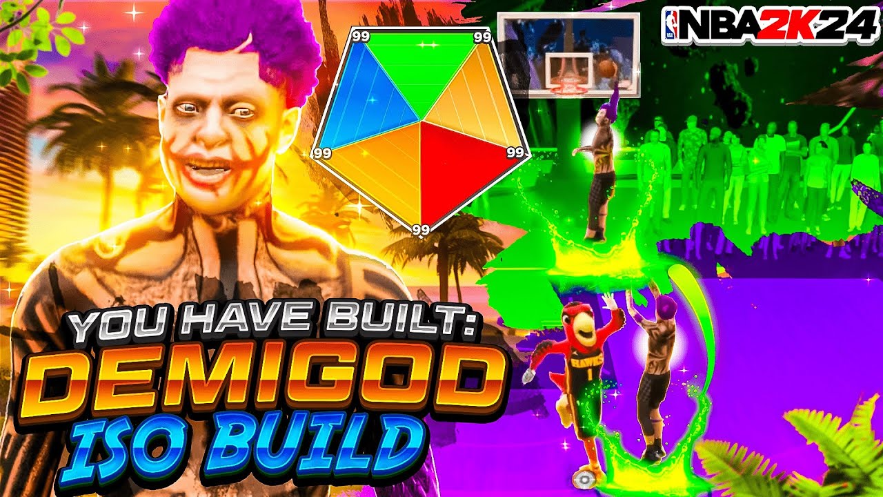 Best 6 7 iso guard build in nba 2k24 best 1s iso demigod build nba